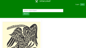 openclipart圖庫：Phoenix bird pattern-資源代表圖