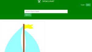 openclipart圖庫：Sailboat-資源代表圖