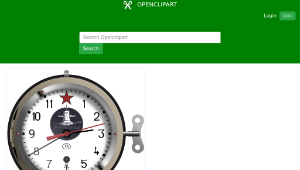 openclipart圖庫：Soviet Nuclear Submarine Clock-資源代表圖
