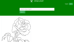 openclipart圖庫：Rose-資源代表圖