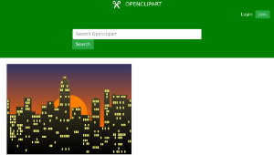 openclipart圖庫：Cityscape-資源代表圖