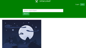 openclipart圖庫：Monsters special night縮圖