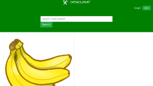 openclipart圖庫：bunch of bananas - coloured-資源代表圖