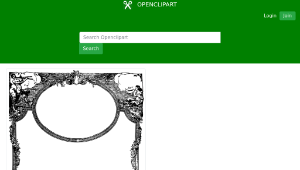 openclipart圖庫：Fancy Nature Frame-資源代表圖