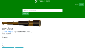 openclipart圖庫：Spyglass-資源代表圖