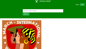 openclipart圖庫：International Working Women's Day-資源代表圖