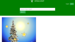 openclipart圖庫：Christmas tree-資源代表圖