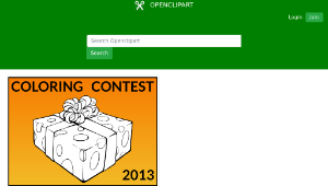 openclipart圖庫：Join Openclipart Coloring Contest!縮圖