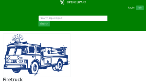 openclipart圖庫：Firetruck-資源代表圖