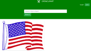 openclipart圖庫：American Surveillance Flag-資源代表圖