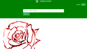 openclipart圖庫：Rose-資源代表圖