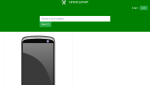 openclipart圖庫：Nexus one-資源代表圖