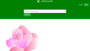 openclipart圖庫：Rose縮圖