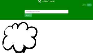 openclipart圖庫：Daily Sketch: Thunder and Lightning