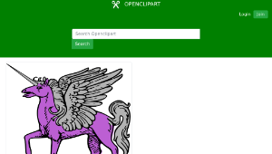 openclipart圖庫：Pegacorn-資源代表圖