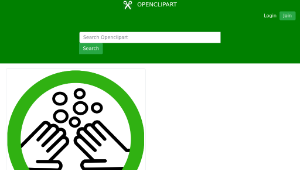 openclipart圖庫：Wash Your Hands縮圖