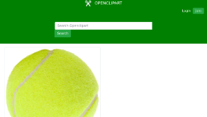openclipart圖庫：Pelota Tenis-資源代表圖