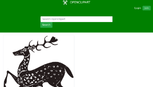 openclipart圖庫：Rhodes Cerf - Rhodes Deer縮圖