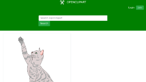 openclipart圖庫：Cat Pose Side-資源代表圖