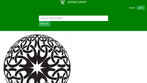 openclipart圖庫：Celtic Knot Sphere-資源代表圖
