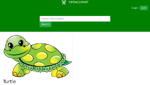 openclipart圖庫：Turtle-資源代表圖