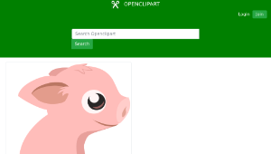 openclipart圖庫：Inhabitants Piglet縮圖