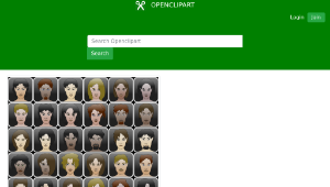 openclipart圖庫：Human Portrait-資源代表圖