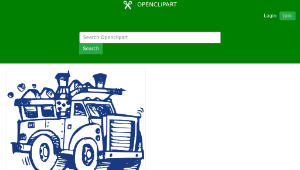 openclipart圖庫：Garbage Truck-資源代表圖