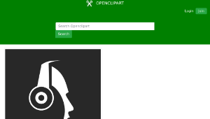 openclipart圖庫：Teamspeak logo-資源代表圖