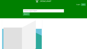 openclipart圖庫：book open縮圖