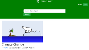 openclipart圖庫：Climate Change