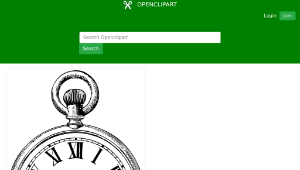 openclipart圖庫：old pocketwatch縮圖