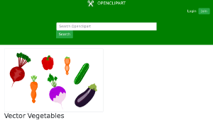 openclipart圖庫：Vector Vegetables-資源代表圖
