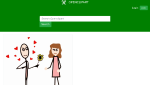 openclipart圖庫：In love-資源代表圖