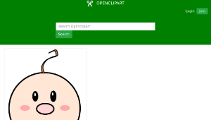 openclipart圖庫：Cartoon baby-資源代表圖