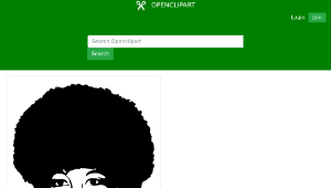 openclipart圖庫：Assata Olugbala Shakur is Welcome here縮圖