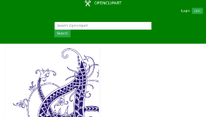 openclipart圖庫：intricate-letter-A縮圖