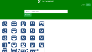 openclipart圖庫：Square Emoticons-資源代表圖