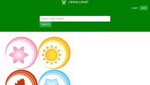 openclipart圖庫：Four seasons symbols-資源代表圖