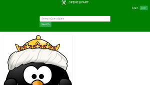 openclipart圖庫：Oriental Penguin 3 - no mask-資源代表圖