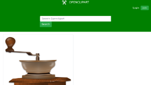 openclipart圖庫：Coffee Mill-資源代表圖