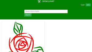 openclipart圖庫：Rose-資源代表圖