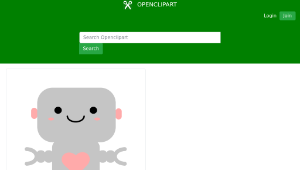 openclipart圖庫：Kawaii Robot-資源代表圖