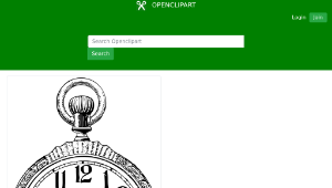 openclipart圖庫：old pocketwatch-資源代表圖