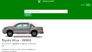 openclipart圖庫：Toyota Hilux - REMIX-資源代表圖