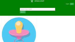 openclipart圖庫：Pink Pacifier Icon-資源代表圖