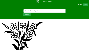 openclipart圖庫：Bunch of flowers-資源代表圖