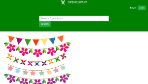 openclipart圖庫：Simple Buntings Set 1縮圖