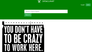 openclipart圖庫：Crazy Job-資源代表圖