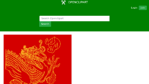 openclipart圖庫：Chinese New Year - Dragon-資源代表圖